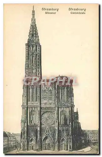 Cartes postales Strasbourg Cathedrale