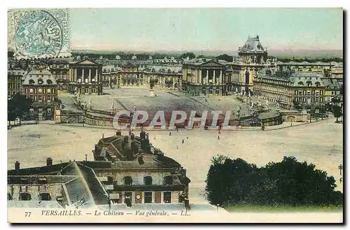 Ansichtskarte AK Versailles Le Chateau Vue generale