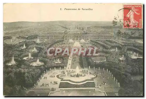 Cartes postales Panorama de Versailles