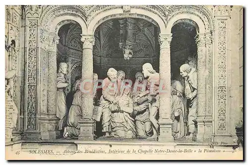 Cartes postales Solesmes Abbaye des Benedictins Interieur de la Chapelle Notre Dame la Belle la Pamoison