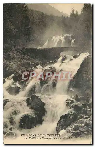 Ansichtskarte AK Environs de Cauterets La Railler Cascade du Lutour