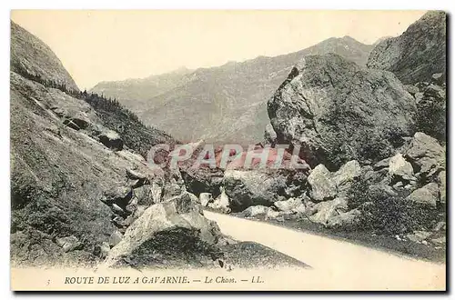 Cartes postales Route de Luz a Gavarnie Le Chaos