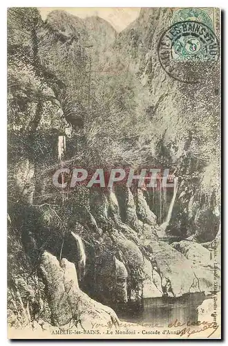 Ansichtskarte AK Amelie les bains Le Mondoni Cascade d'Annibal