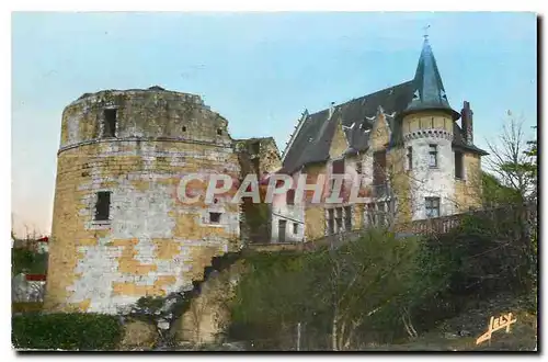 Moderne Karte Mortagne sur Sevre Vendee Le Vieux chateau et le Chateau Moderne