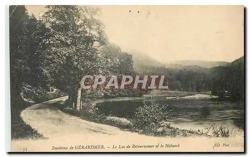 Ansichtskarte AK Environs de Gerardmer Le Lac de Retournemer et le Hohneck