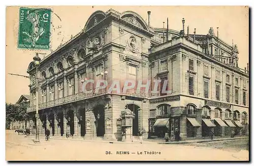 Cartes postales Reims Le Theatre