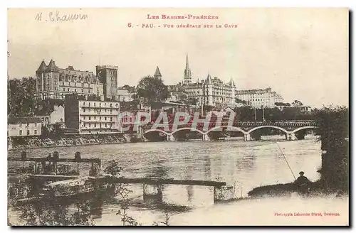 Ansichtskarte AK Les Basses Pyrenees Pau Vue generale sur le Gave