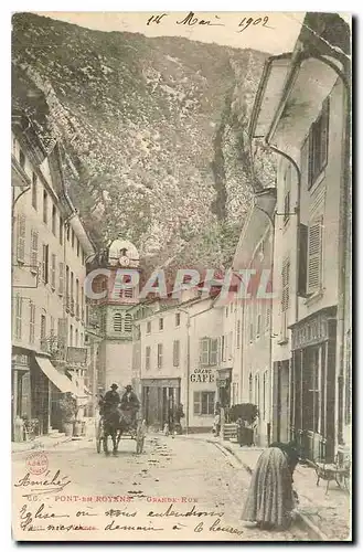 Cartes postales Pont en Royans Grande rue