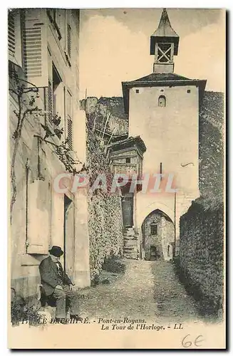 Cartes postales le Dauphine Pont en Royans La Tour de l'Horloge