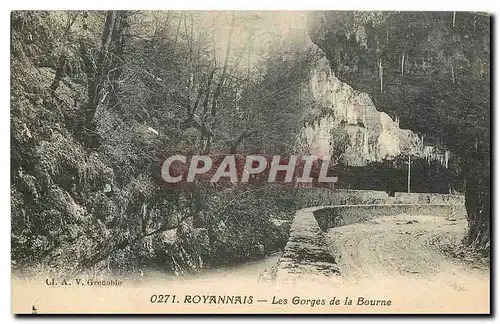 Ansichtskarte AK Royannais Les Gorges de la Bourne