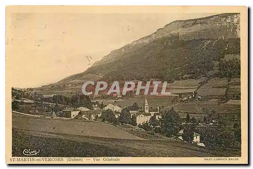 Cartes postales St Martin en Vercors Drome Vue generale
