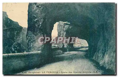 Ansichtskarte AK Dauphine Le Vercors Route des Grands Goulets