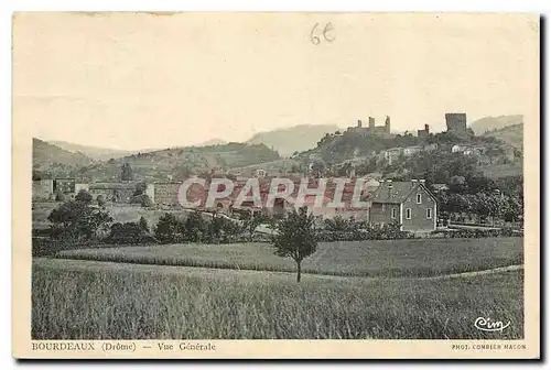 Cartes postales Bordeaux Drome Vue generale