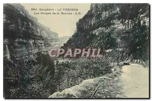 Cartes postales Dauphine Le Vercors Les Gorges de la Bourne