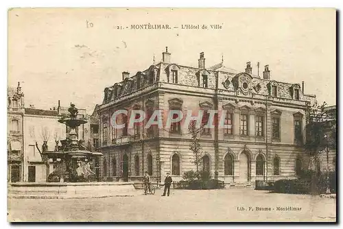 Cartes postales Montelimar L'Hotel de Ville