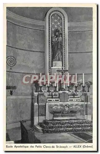 Cartes postales Ecole Apostolique des Petits Clercs de St Joseph Allex Drome