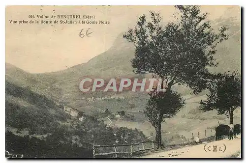 Ansichtskarte AK Vallon de Rencurel Isere Vue prise de la Route de St Julien a la Goule Noire