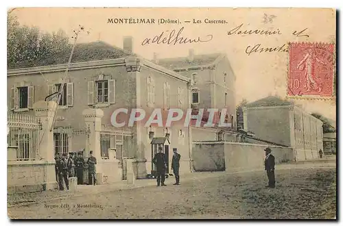 Cartes postales Montelimar Drome Les Casernes Militaria