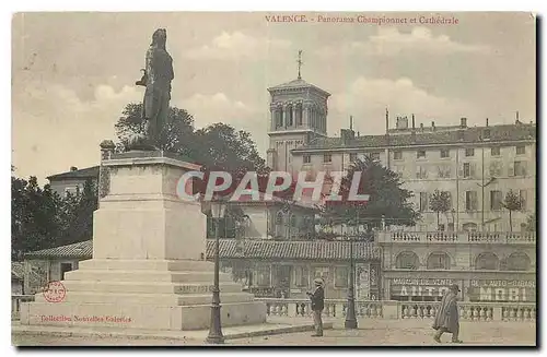 Cartes postales Valence Panorama Championeet et Cathedrale