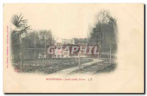 Cartes postales Montelimar Jardin public le Lac