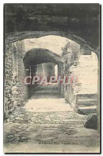 Cartes postales Nyons Une Vieille rue