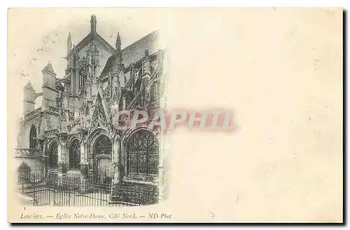 Cartes postales Louviers Eglise Notre Dame Cote Nord