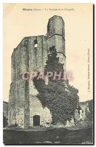 Cartes postales Gisors Eure Le Donjon et la Chapelle