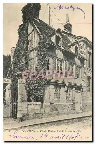 Ansichtskarte AK Louviers Vieille Maison Rue de l'Hotel de Ville