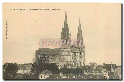 Cartes postales Chartres La Cathedrale