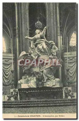 Cartes postales Cathedrale de Chartres L'Assomption par Bridan