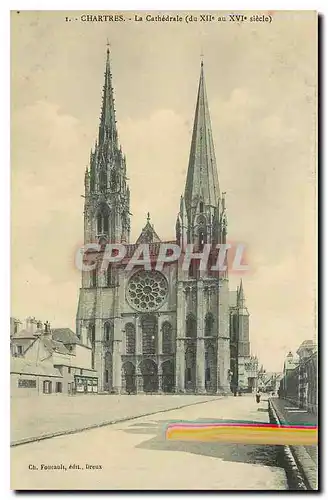 Cartes postales Chartres La Cathedrale