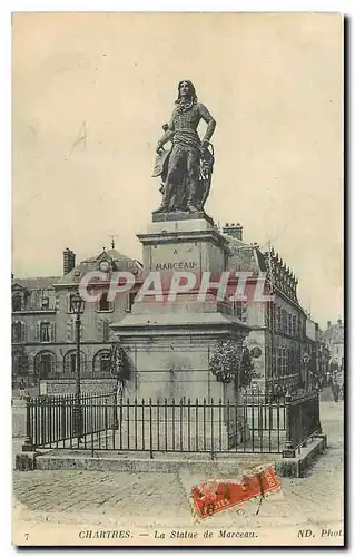 Ansichtskarte AK Chartres La Statue de Marceau