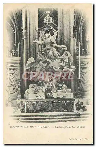 Cartes postales Cathedrale de Chartres L'Assomption par Bridan