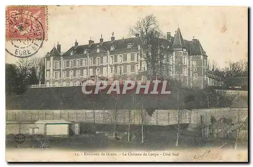 Cartes postales Environs le dreux Le Chateau de Louye Cote Sud