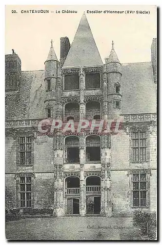 Cartes postales Chateaudun Le Chateau Escalier d'Honneur