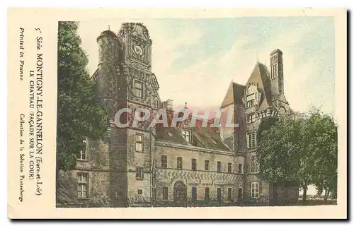 Cartes postales Montigny le Gannelon Eure et Loir Le Chateau Facade sur la Cour