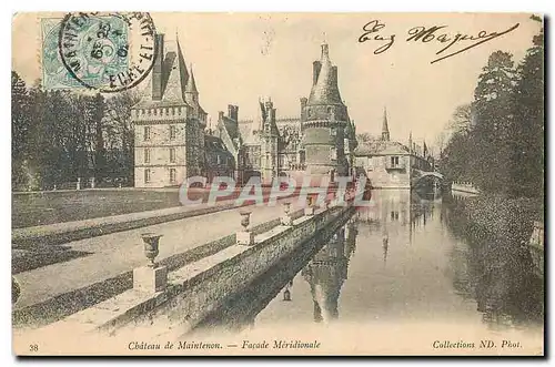 Cartes postales Chateau de Maintenon Facade meridionale