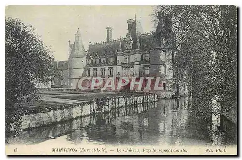 Ansichtskarte AK Maintenon Eure et Loir Le Chateau Facade septentrionale