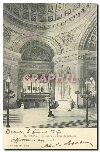 Cartes postales Dreux Interieur de la Chapelle St Louis