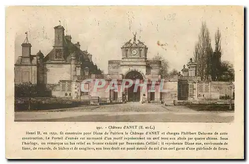 Cartes postales Chateau d'Anet E et l