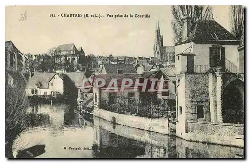 Cartes postales Chartres E et L Vue prise de la Courtille