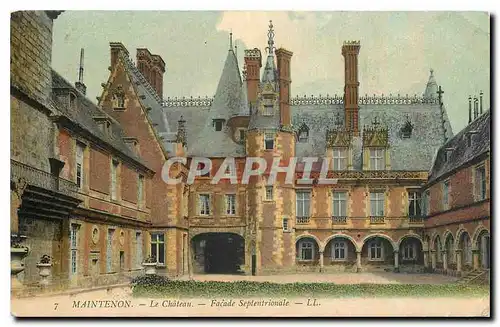 Cartes postales Maintenon Le Chateau Facade Septentrionale