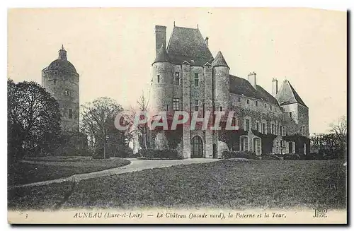Ansichtskarte AK Auneau Eure et Loir Le Chateau facade nord La Poterne et la Tour