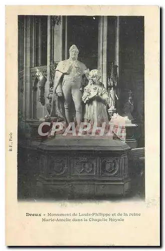 Ansichtskarte AK Dreux Monument de Louis Philippe et de la reine Marie Amelie dans la chapelle Royale