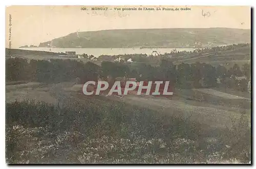 Cartes postales Morgat Vue generale de l'Anse La Pointe de Gador