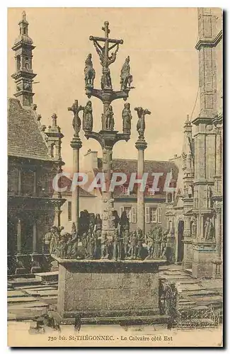 Cartes postales St Thegonnec Le Calvaire cote Est
