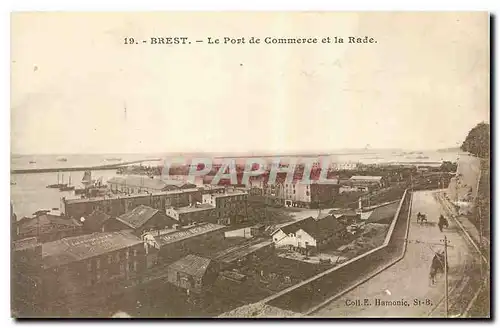 Cartes postales Brest Le Port de Commerce et la Rade