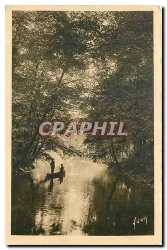 Ansichtskarte AK Le Limousin Beaulieu Correze Aux environs un bras de la Dordogne