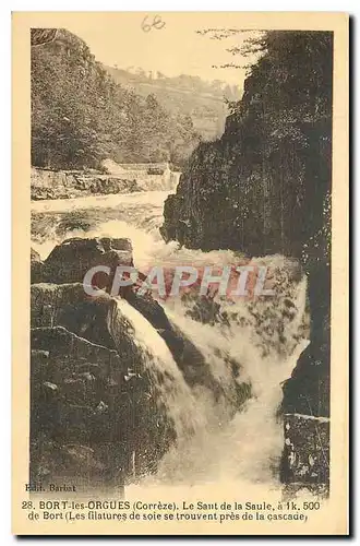 Ansichtskarte AK Bort les Orgues Correze Le sant de la Saule