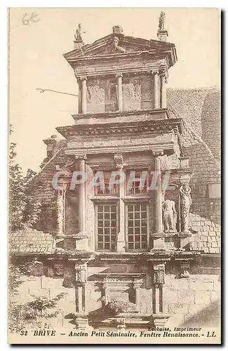 Cartes postales Brive Ancien Petit Seminaire Fenetre Renaissance